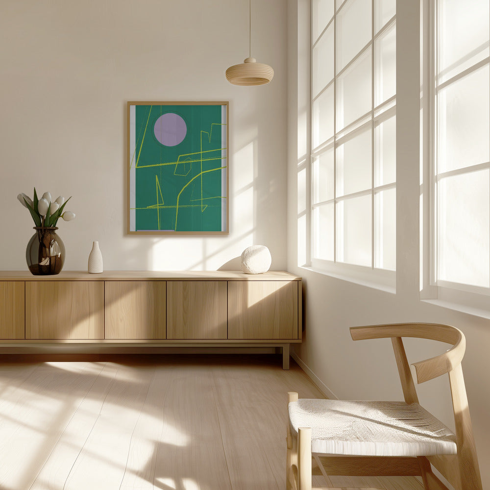 Angular lines No 23 Poster